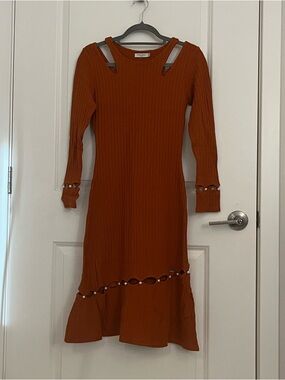 Petite Studio NYC Sovano Cotton Knit Dress
